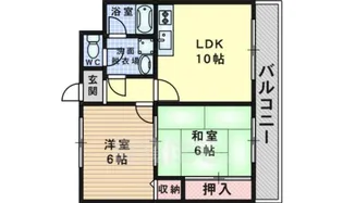 ハイシャトーエクメーネ【3階】の間取り