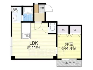 杉本ビル【2階】の間取り