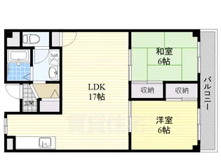 ピュア別府【3階】の間取り