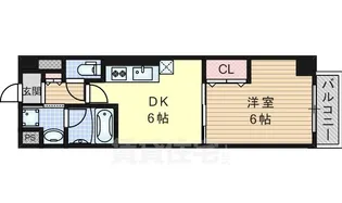 大阪府吹田市片山町3丁目【マンション】の間取り