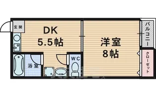 ローレル参番館【1階】の間取り
