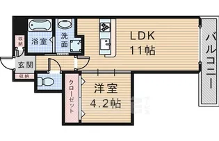 スローハス コート【1階】の間取り