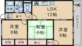 ハイムヤノウ【3階】の間取り