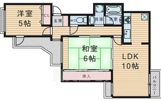 リブレ上野東【1階】の間取り