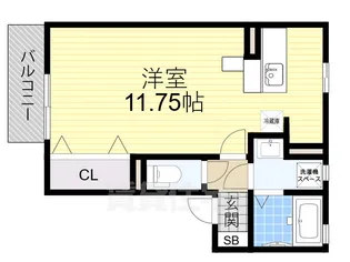 ザウバーヴィント【1階】の間取り