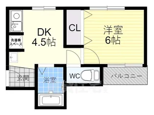 大阪府豊中市曽根西町3丁目【マンション】の間取り