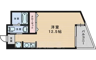 ラークスパ岡町【3階】の間取り