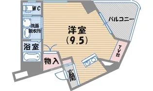 シャンティよねや【4階】の間取り