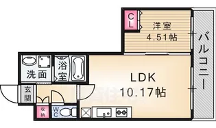 プレジオ尼崎【2階】の間取り
