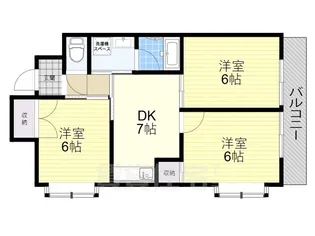パークヴィラ【4階】の間取り