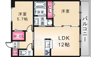 Grace iris【2階】の間取り