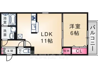 ナイスコート2【1階】の間取り
