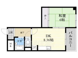 ひらこうpart1【4階】の間取り