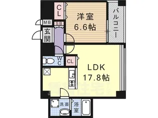 プロスペリテ【6階】の間取り