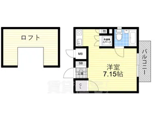 ゼンマンション【4階】の間取り