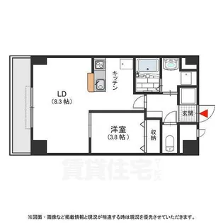 ハイズコート武庫川【5階】の間取り