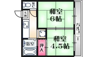 東和マンション【3階】の間取り