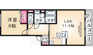 プリムローズ【1階】の間取り