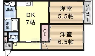 ハーモニーYM【2階】の間取り