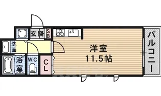 マンションロイヤル【101号室】の間取り