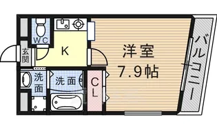 カサ・デローザ【3階】の間取り