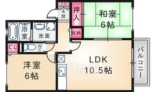ネクステージ御園【2階】の間取り