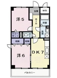 サンセール【1階】の間取り