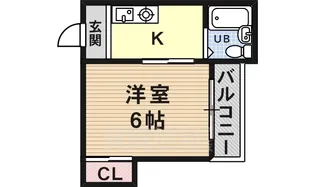 プレアール平野東【2階】の間取り