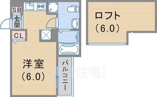 Reef【1階】の間取り