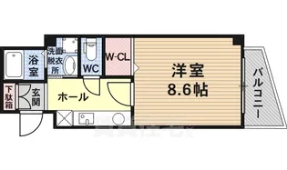 ヴィラ神戸6【2階】の間取り