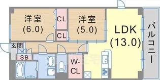 ベイビュー【1階】の間取り