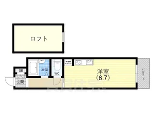 Choco House北野【3階】の間取り