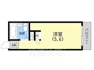 ネオダイキョー三宮【2階】の間取り