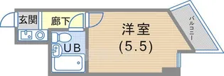 ライオンズマンション神戸元町第2【7階】の間取り