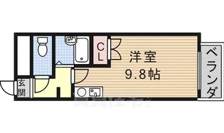 エステイタスAS-17【3階】の間取り