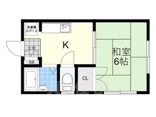 シティハウス【202号室】の間取り