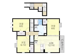 ファミーユ【2階】の間取り