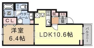 ラシュール コートⅡ【1階】の間取り