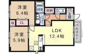 ウイニング【1階】の間取り