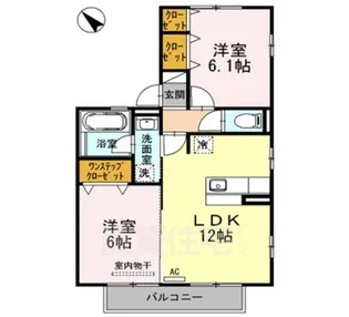 カーサ グランデ【1階】の間取り