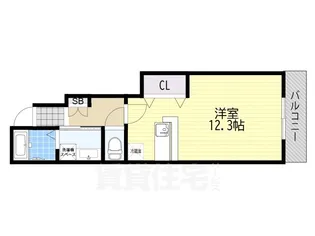 ソイ・ボニート【1階】の間取り