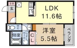 カルムメゾン【3階】の間取り