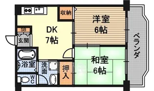第4エンシンハイツ【3階】の間取り
