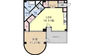 シオンズガーデン花川【1階】の間取り