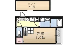 アルバーノ北山【1階】の間取り