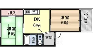 ファミリア喜連【2階】の間取り