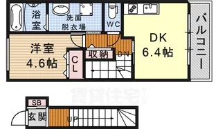 メリーシャトレーン【2階】の間取り