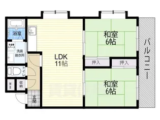 ファミール出戸【3階】の間取り