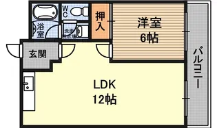 ミスターK上新庄【1階】の間取り