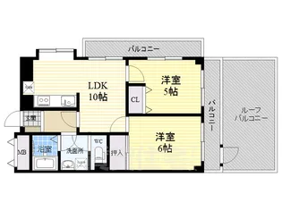 ラビオーレ【201号室】の間取り
